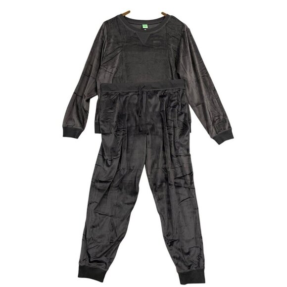 NWOT Black Honeydew Women's L Loungewear Set Pants & Long Sleeve Top - Picture 1 of 4